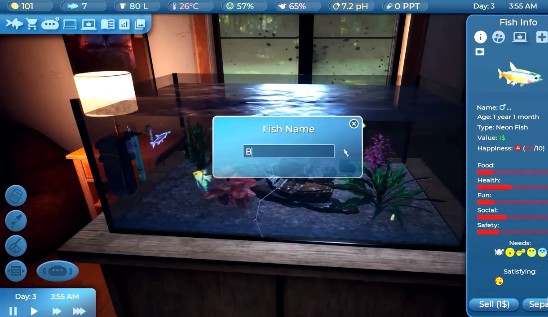 水族箱养鱼模拟器