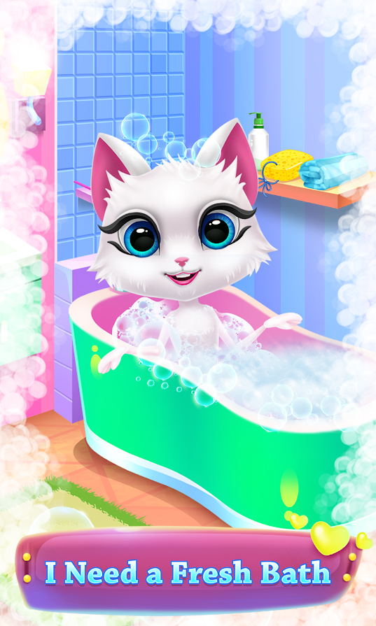 凯蒂猫独角兽洗澡