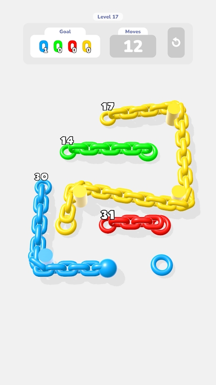 链条连接堵塞3D